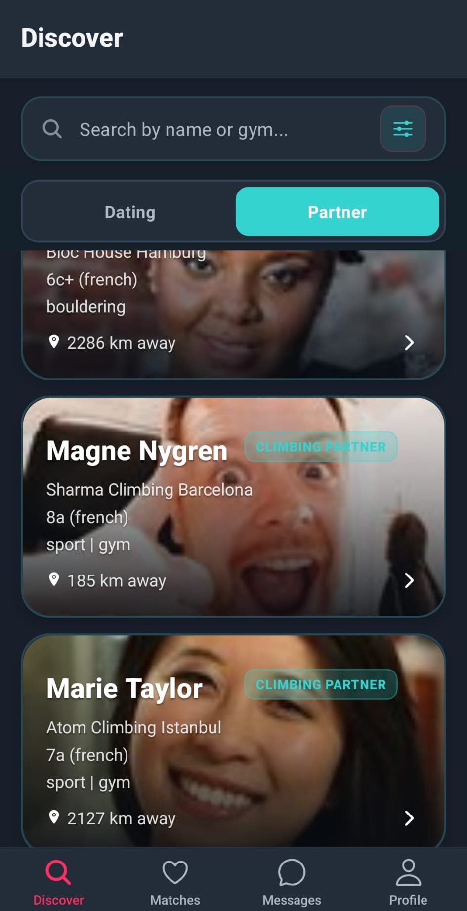 Partner discovery